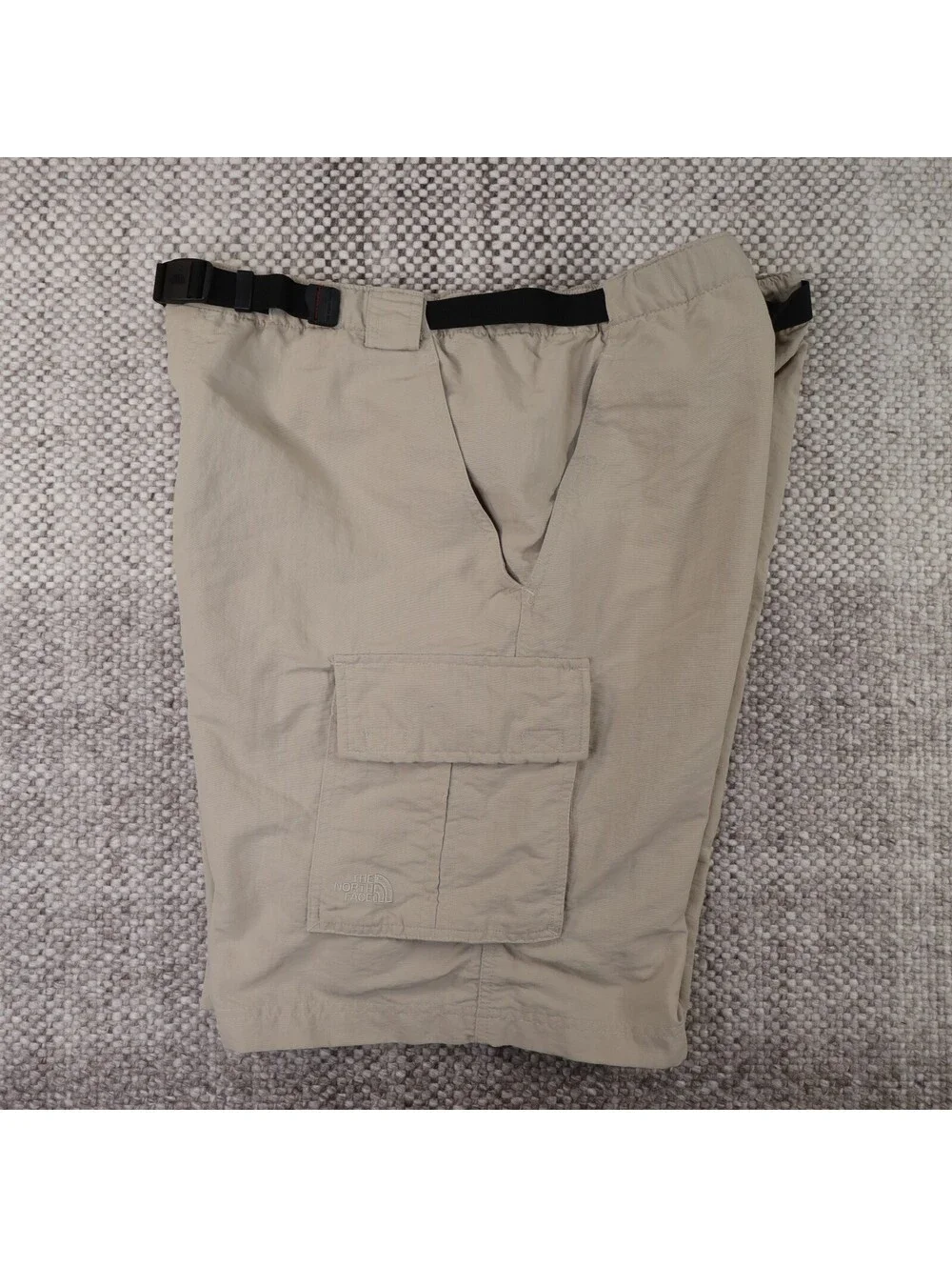 The North Face Horizon Hiking Cargo Shorts Men's XL Tan Khaki Belted 9